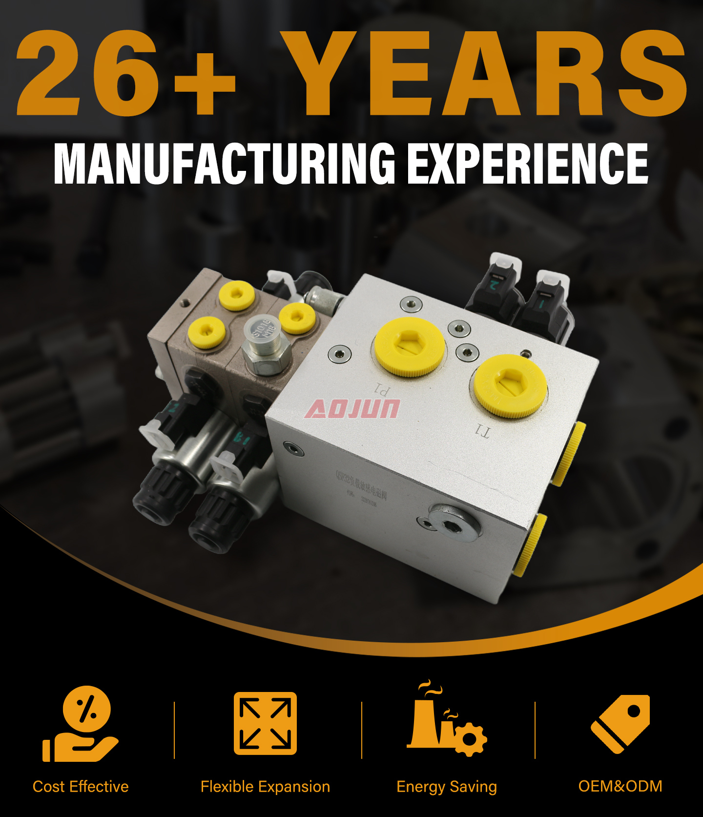 2 Spool Load Sensitive Proportional Sweeper Truck Valve QSF32 detailed image